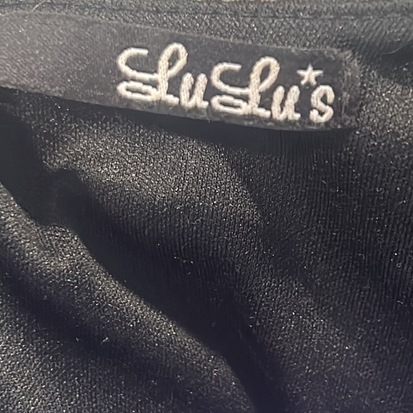 Lulus Women’s Black Mid Sleeve Dress Size Small - Picture 3 of 3